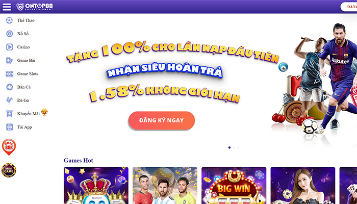 Hướng dẫn tạo tài khoản Ontop88 01