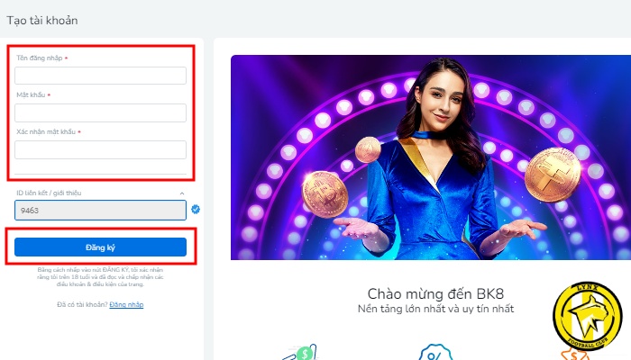 đăng ký bk8