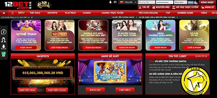 Đăng nhập 12Bet