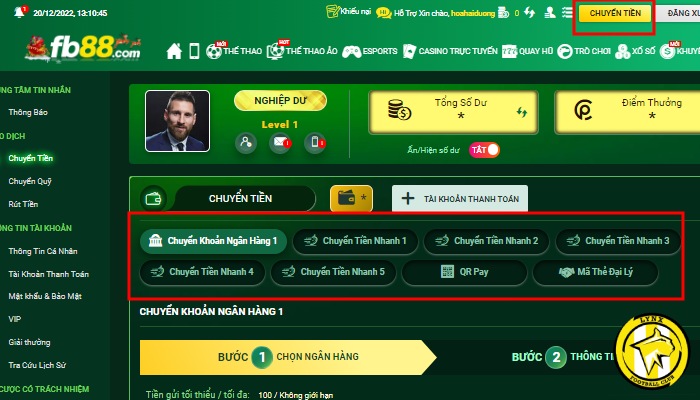 nạp tiền fb88