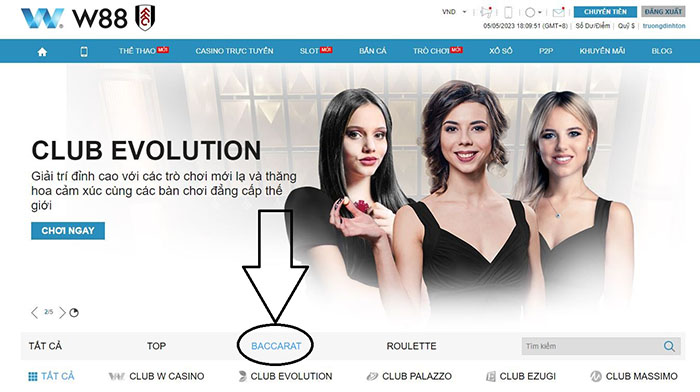 baccarat trực tuyến uy tín