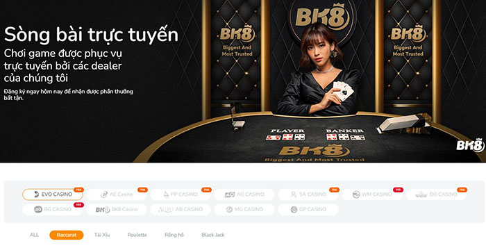 game baccarat trực tuyến