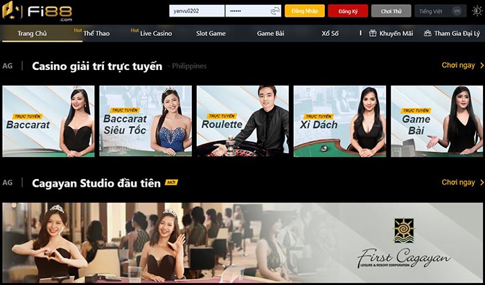 trang chơi baccarat uy tín
