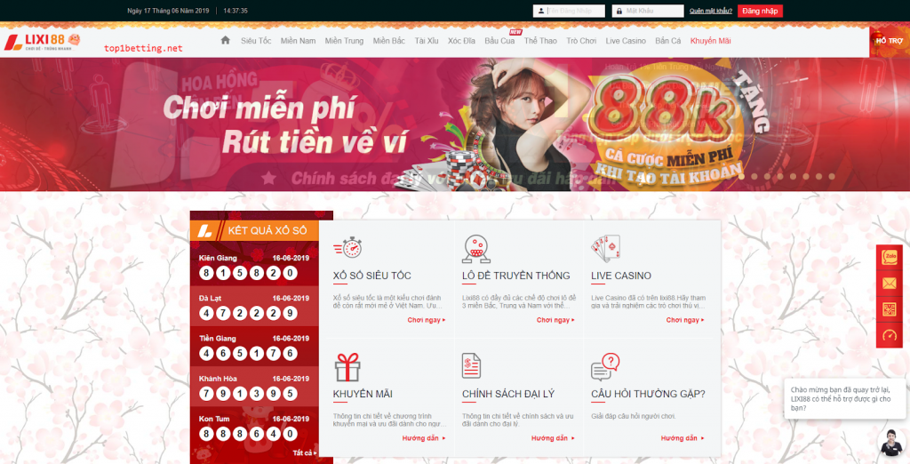 Lixi88 tạo ấn tượng cho người chơi vì kho khuyến mãi cực khủng