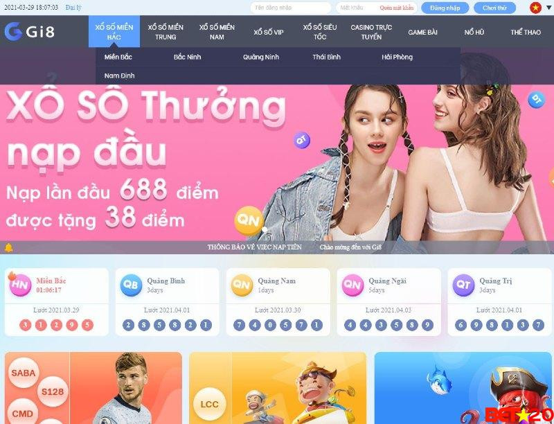 Nhà cái Gi8 cung cấp các chương trình ưu đãi hấp dẫn cho người chơi.